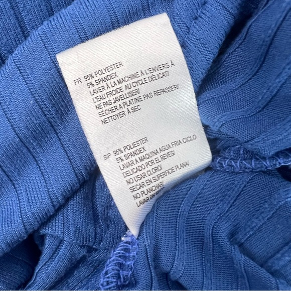 Rebel Sugar girls jumpsuit pants flared open side cutout Blue Ribbed Jumpsuit - Picture 15 of 16